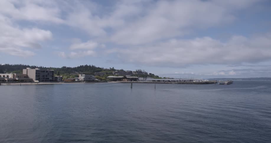 A small beach town
