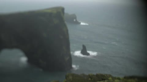 An arch in the cliffside