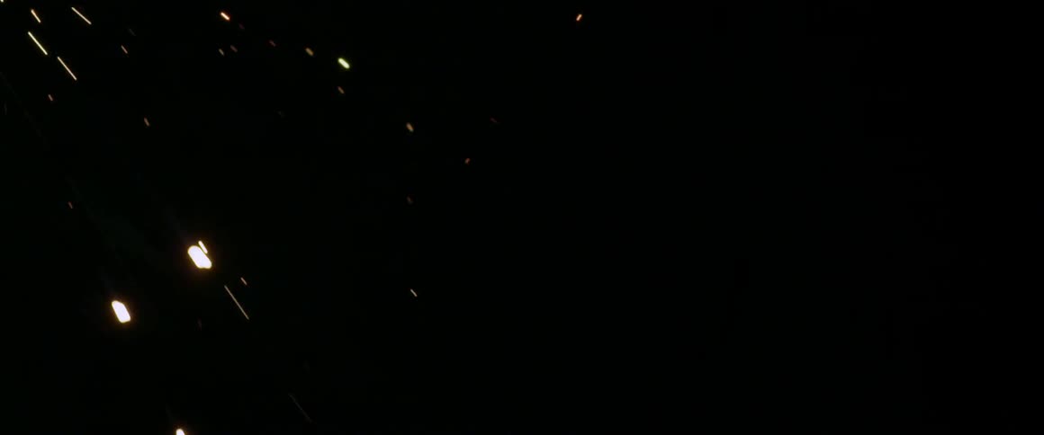 Sparks flying in a pitch black room