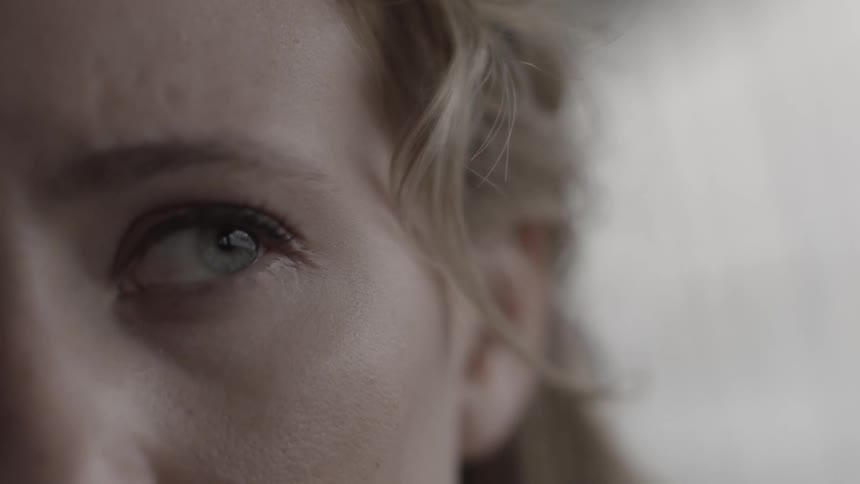 A close up of a person's face