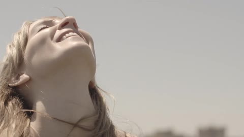 A person enjoying nature