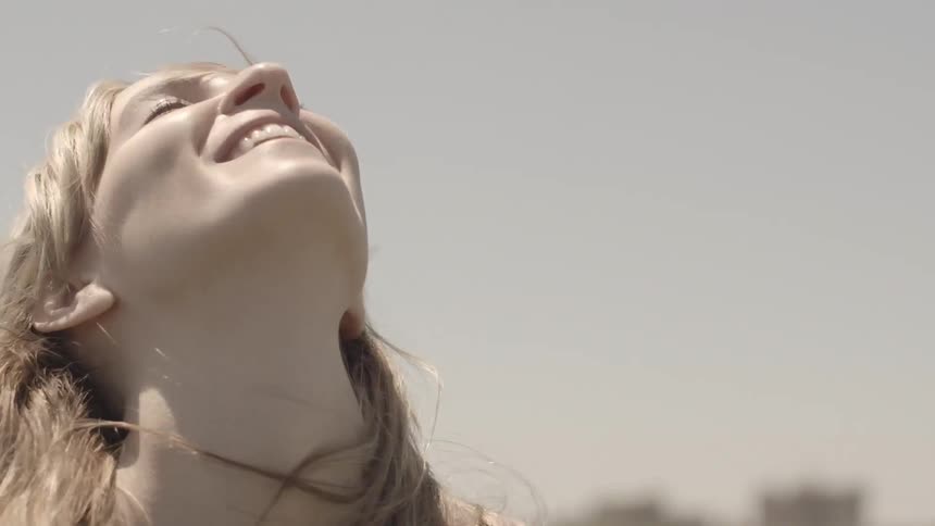 A person enjoying nature