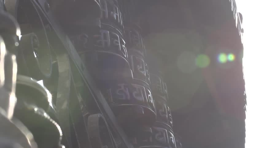 A close up view of some rolling ornaments