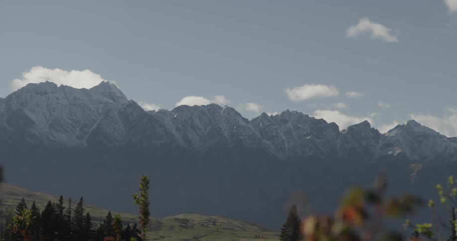 A rocky jagged mountain