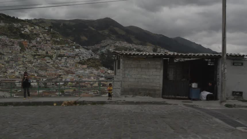 A scenery of a slum area condition at a cloudy days