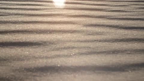 Sparkling, rippled sand