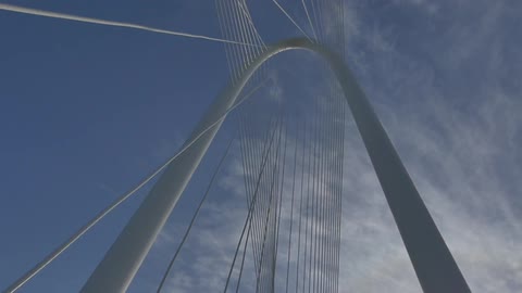 A scenery of a bridge structure