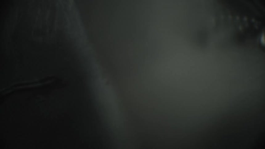 Blurry view of a gray area