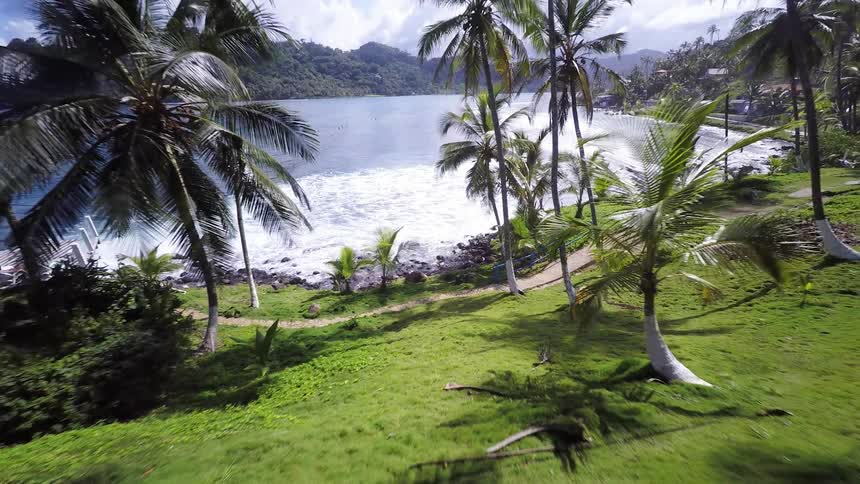 A scenery of a beautiful lagoon
